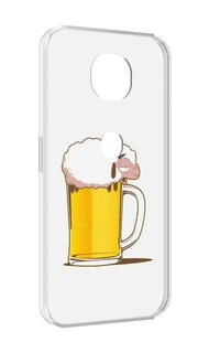 Чехол MyPads кружка пива для Motorola Moto G5S (XT1799-2)