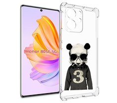 Чехол MyPads Панда-в-костюме для Honor 80 SE