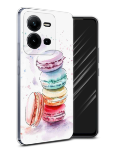 Чехол Awog на Vivo V25 / Виво V25 "Пирамидка макарони 2"
