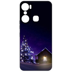 Чехол-накладка Софт Зимний домик для Infinix Hot 12 Pro Krutoff