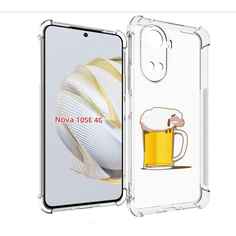 Чехол MyPads кружка пива для Huawei Nova 10 SE