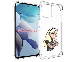 Чехол бампер MyPads принцесса-в-татуировках женский для Motorola