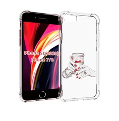 Чехол MyPads Любовный-стакан для iPhone 7 4.7 / iPhone 8 / iPhone SE 2 (2020)