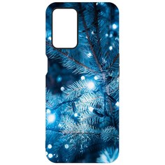 Чехол-накладка Krutoff Софт Кейс Гирлянда для Oppo A54 черный