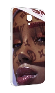 Чехол MyPads лицо девушки тень женский для Meizu M6 (M711Q)