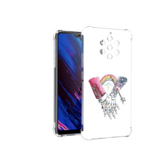 Чехол MyPads Tocco для Nokia 9 абстракция руки в татуировках (PT125567.95.212)