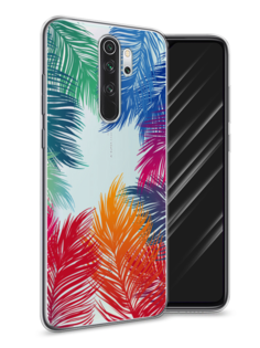 Чехол Awog на Xiaomi Redmi Note 8 Pro "Рамка из перьев"