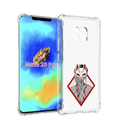 Чехол MyPads девушка в маске япония для Huawei Mate 20 Pro/Mate 20 RS 6.39