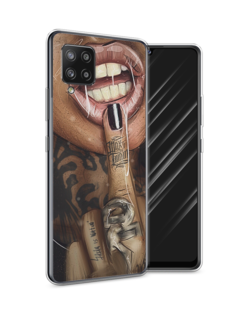 Чехол Awog на Samsung Galaxy A42 / Самсунг A42 "Девушка с татуировками"