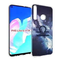 Чехол бампер MyPads знак зодиака весы 5 для Huawei P40 Lite E