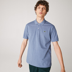 Оригинальная рубашка-поло L.12.12 из меланжевой ткани Lacoste