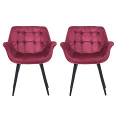 Комплект кухонных стульев Mega Мебель 2 шт Красные