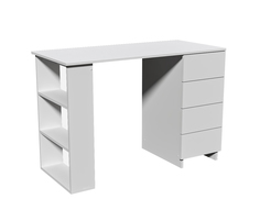 Стол письменный, ESTEnte, Domenico, Белый тёплый, 75х110х50 см