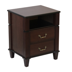 Тумба Мебелик Васко В 116Н темно-коричневый/патина