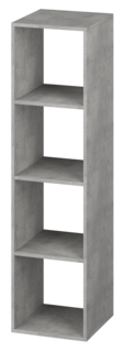 Стеллаж Е1 4 ячейки 35,5х37,6х140, Бетон