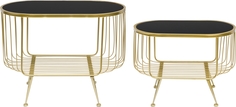 Комплект из двух интерьерных столиков Glasar 54-175/174 ГЛАСАР