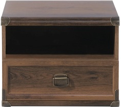 Тумба прикроватная Black Red White Индиана JKOM 1s дуб саттер БРВ мебель