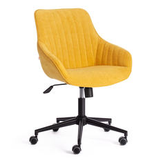 Кресло компьютерное офисное TetChair DUBLIN , велюр, горчичный