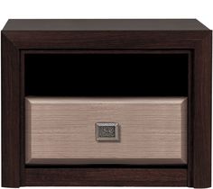 Тумба прикроватная Black Red White Коен КОМ 1S Венге/Штрокс (NEW) БРВ мебель