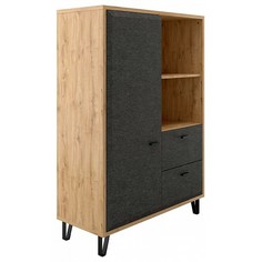 Тумба комбинированная Grace KOM1D2S дуб наварра BRW_UT-70039411 Black Red White