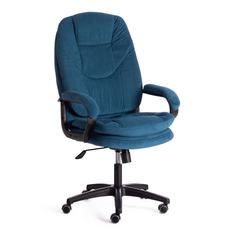 Кресло компьютерное офисное на колесиках ортопедическое Tetchair COMFORT синий