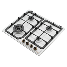 Встраиваемая варочная панель газовая Delonghi BF 46 PRO RUS белая Delonghi