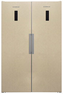 Холодильник (Side-by-Side) Scandilux SBS 711 EZ 12 B (FN 711 E12 B + R 711 EZ 12 B)