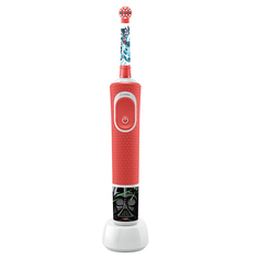 Электрическая зубная щетка Oral-B 100 Kids Starwars CLS красный, разноцветный