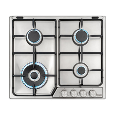 Встраиваемая варочная панель газовая Delonghi DFI 46 ASDV RUS серебристый Delonghi