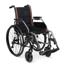 Кресло-коляска Армед 4000-1, цельнолитые колеса, ширина сиденья 400 мм, складное