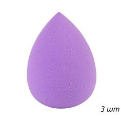 Kristaller Спонж-яйцо для макияжа / KG-017, фиолетовый, (3шт.)