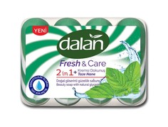 Туалетное мыло Dalan Fresh&Care Свежая мята, 90 гх4 шт.