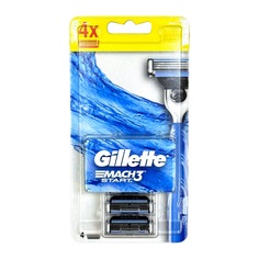 Сменные кассеты, лезвия Gillette Mach3 Start, 4 шт.