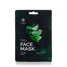 Маска для лица Fabrik cosmetology тканевая с экстрактом алоэ вера 50 г