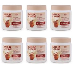 Кондиционер-ополаскиватель Iris cosmetic, Exclusive milk line, Кумыс, банка, 500 мл, 6 шт