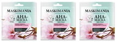 Белита AHA-Маска для лица MASKIMANIA Эффект пилинга, обновление и сияние, 3 шт