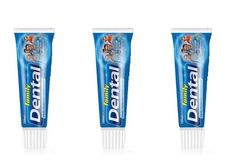 Зубная паста Rubella Dental Family Cavity Protection+Fresh Breath, 100 мл, 3 шт