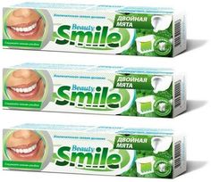 Зубная паста Rubella двойная мята Beauty Smile, 100 мл, 3 шт