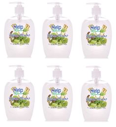 Жидкое мыло Help Глицериновое, 500 г, 6 штук