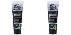 Маска-скраб Витэкс для лица BLACK CLEAN 75мл 2 шт Vitex