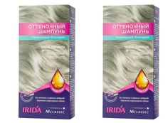 Оттеночный шампунь IRIDA М-Классик Пепельный Блондин, 75 мл, 2 шт
