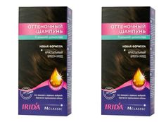 Оттеночный шампунь IRIDA М-Классик Горький шоколад, 75 мл, 2 шт