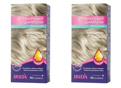 Оттеночный шампунь IRIDA М-Классик Пепельный, 75 мл, 2 шт