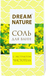 Соль для ванны природная С экстрактом чистотела, 500 г Dream Nature