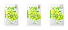 Маска тканевая The Saem Natural Green Grape 21 мл 3 шт