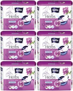 Прокладки Bella Herbs Verbena Comfort с ароматом вербены 10шт 6 уп
