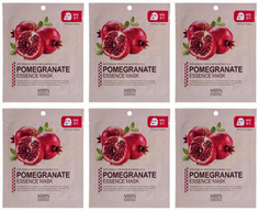 Маска тканевая для лица Mijin POMEGRANATE 25 г 6 уп
