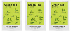 Маска для лица MISSHA airy fit sheet mask green tea 19г 3шт