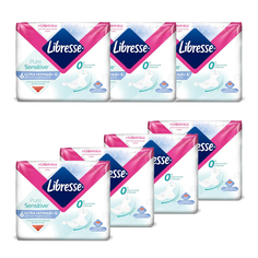 Прокладки женские libresse Ultra Pure Sensitive Ночные 42 шт 7 упак
