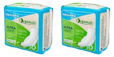 Прокладки Милана ультратонкие в индивидуальной упаковке, Ultra Light Organic, 10шт, 2 уп Milana